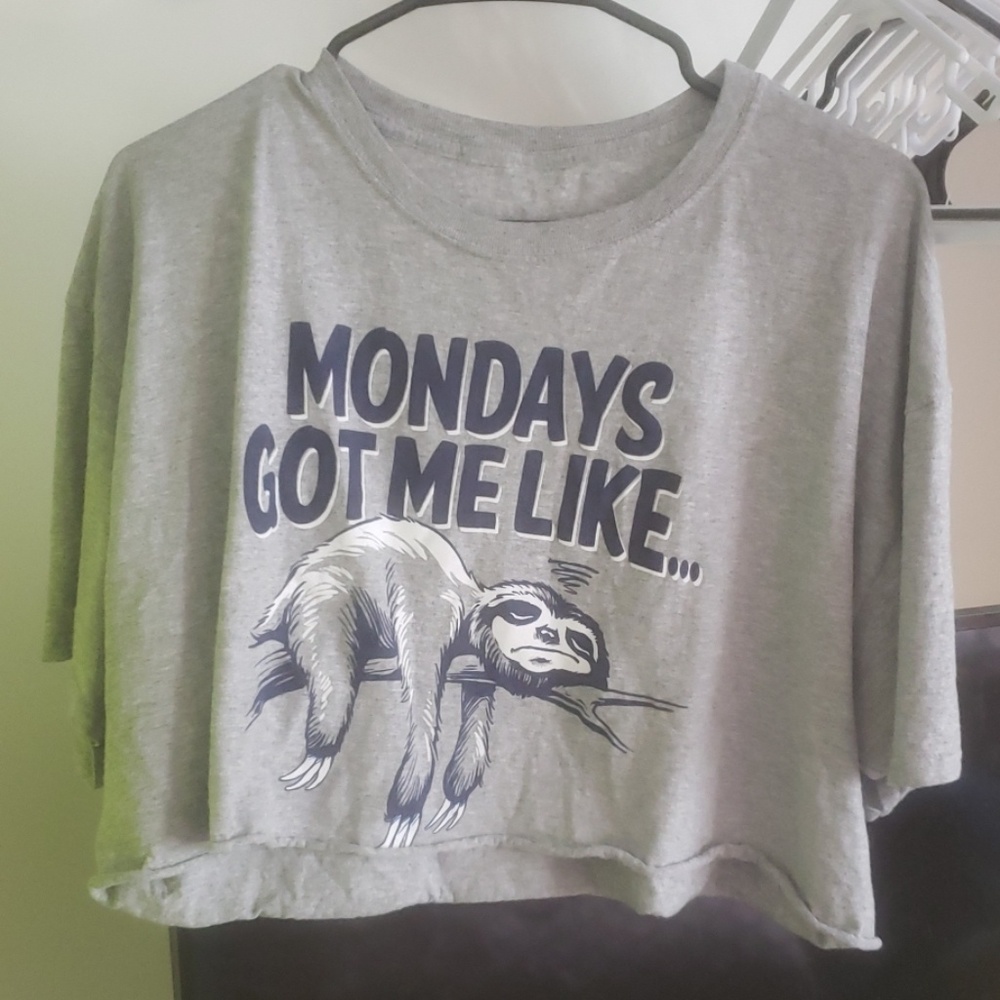 Sloth Tshirt croptop